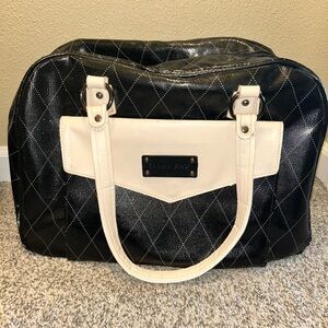 Mary Kay Black and Cream Quilted Travel Bag